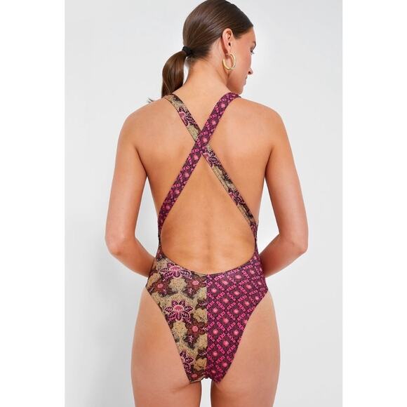 ULLA JOHNSON  Liz Maillot Gladiola One Piece NWT size P (0) - Picture 2 of 11